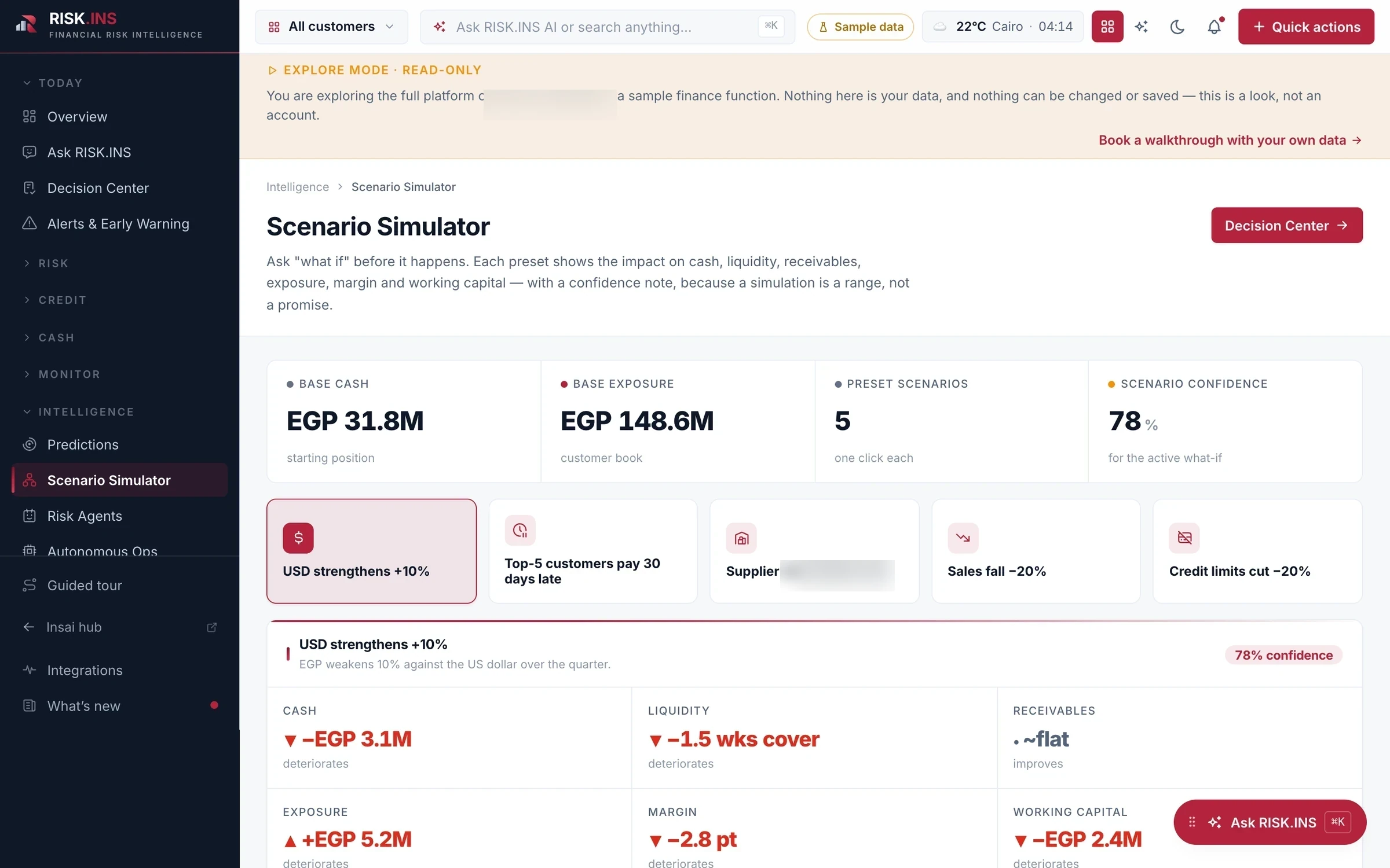 Scenario simulator